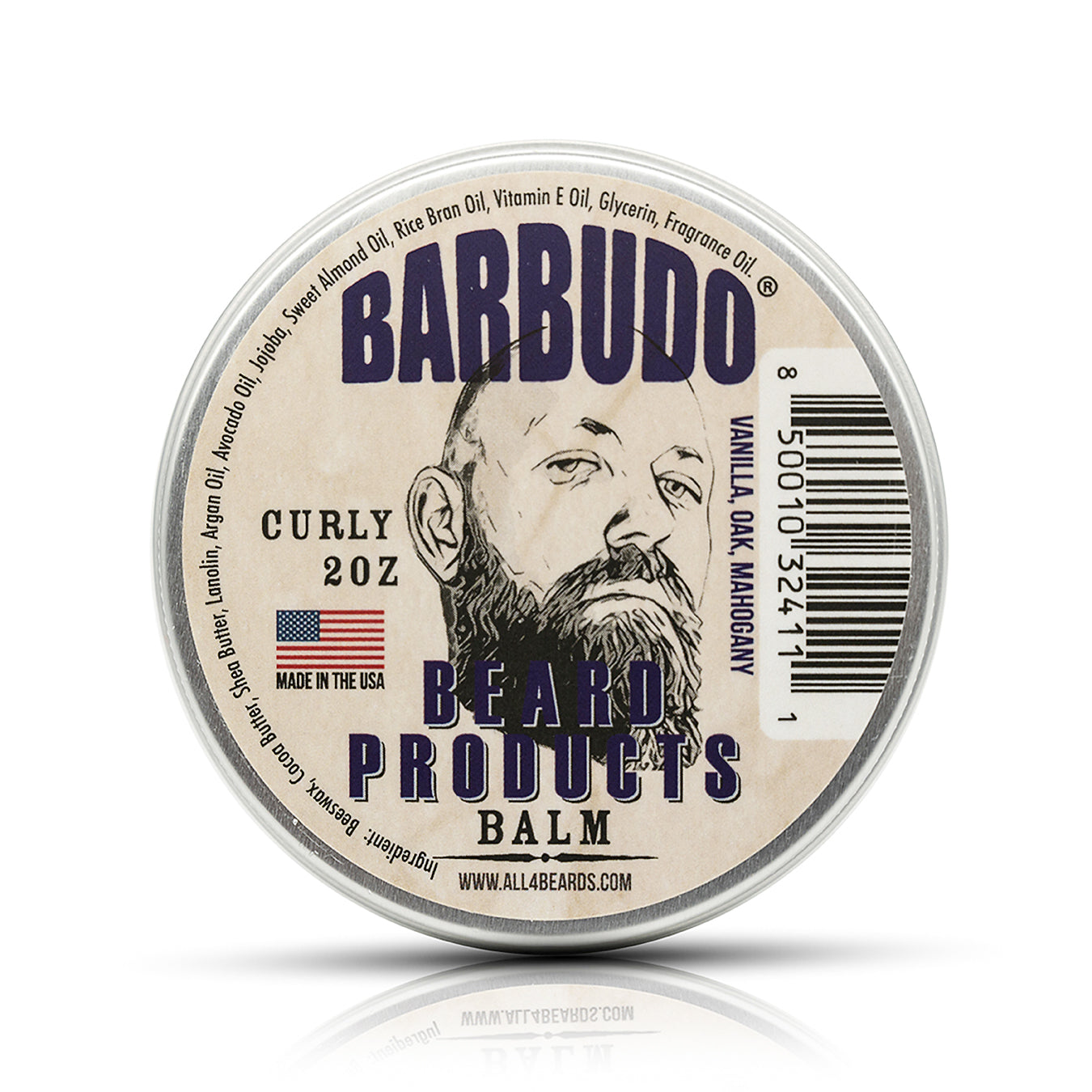 Curly Balm - Vanilla, Oak, Mahogany