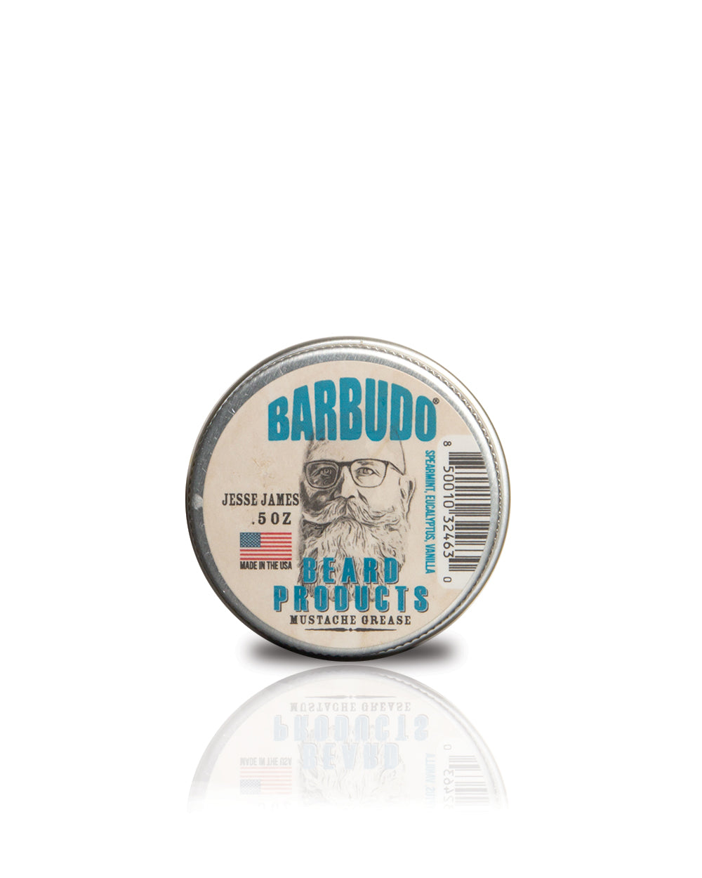 Jesse James Mustache Wax - Spearmint, Eucalyptus, Vanilla