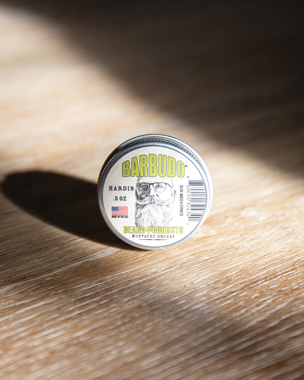 Hardin Mustache Wax - Olivewood, Cypress