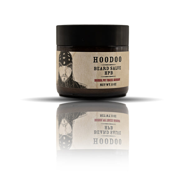HOODOO BEARD SALVE HPB - Bourbon, Pipe Tobacco, and Mahogany